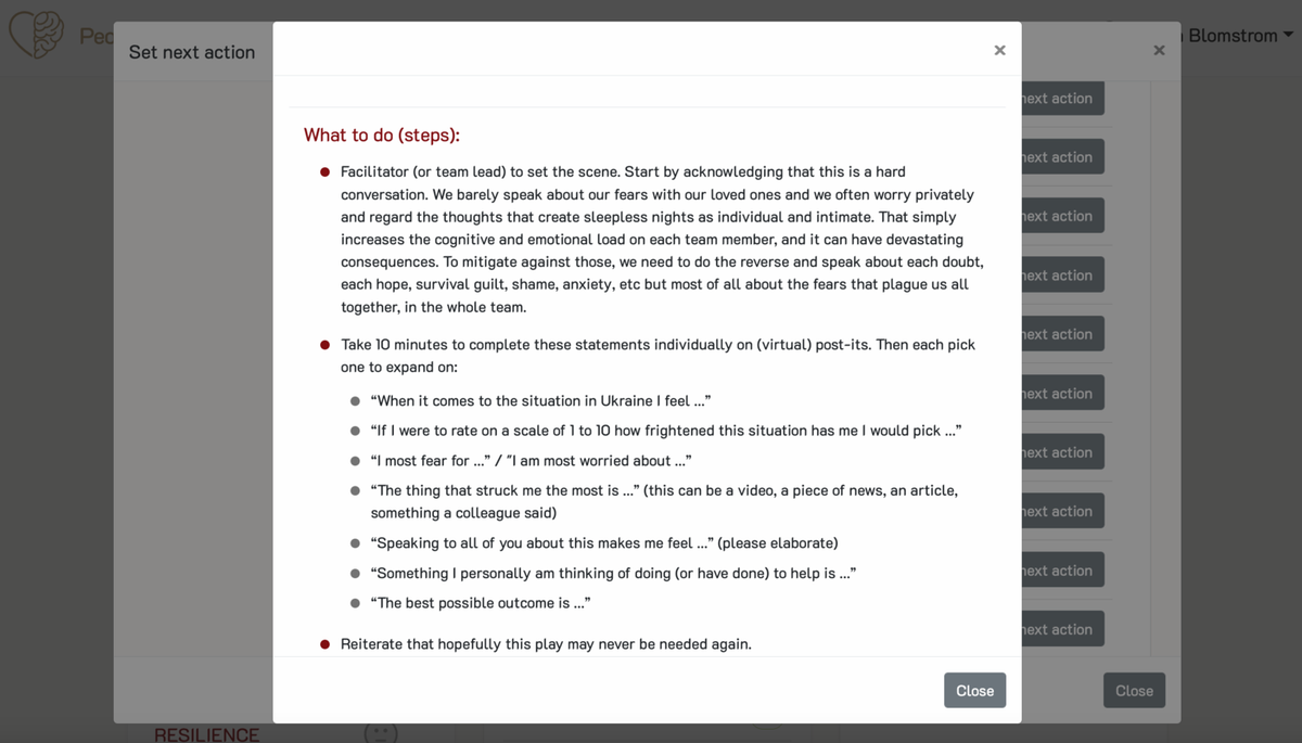 The New “Let’s Get Real About Fear” Team Action